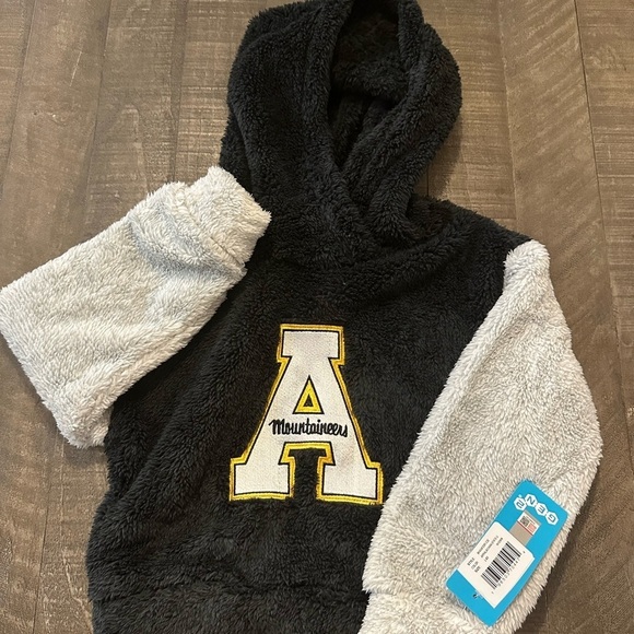 Gen2 Other - Black and Gray Appalachian State Hooded Pullover